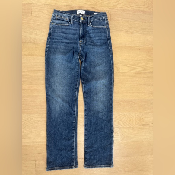 FRAME Le High Straight Jeans – Women’s Size 27 – Medium Wash - Picture 1 of 5